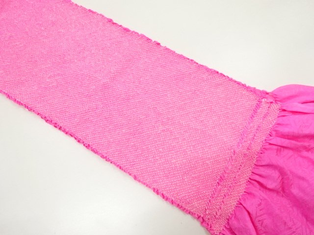JAPANESE KIMONO / OBIAGE FOR FURISODE / SILK / SHIBORI